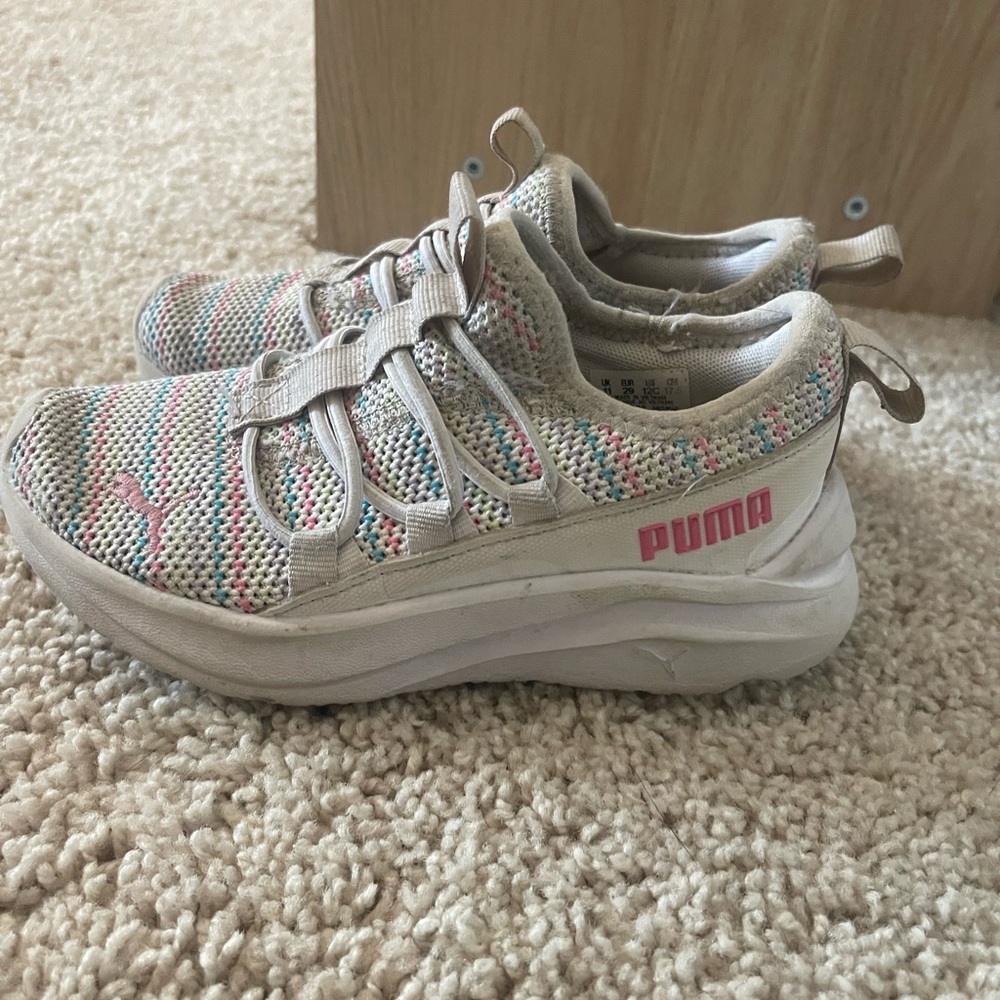 PUMA Kids Pastel Knit Sneakers
